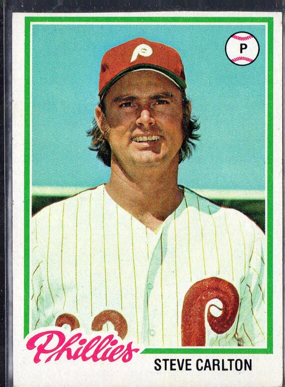 Steve Carlton Rookie Card Steve Carlton Autographed Singles Signed 