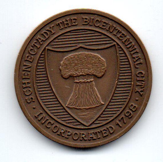SCHENECTADY NY 1976 Bicentennial City Token Coin - Etsy