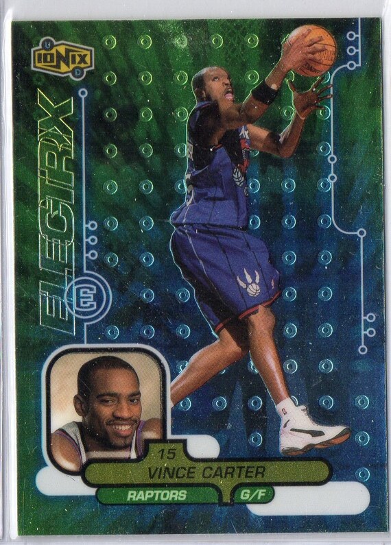 VINCE CARTER RC 1998 Upper Deck Ionix #65 Basketball Card 