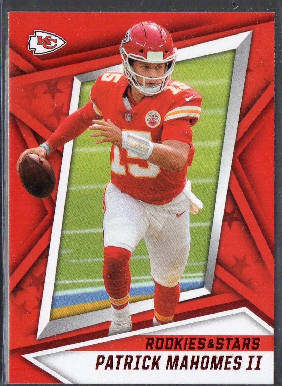 PATRICK MAHOMES 2021 Panini Rookies & Stars #68 Red Parallel PATRICK MAHOMES 2021 Panini Rookies & Stars #68 Red Parallel