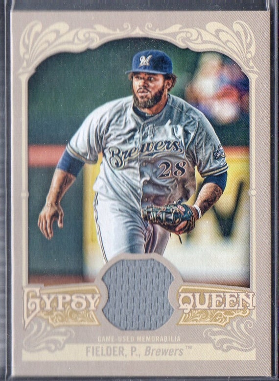 PRINCE FIELDER 2012 Topps Gypsy Queen Relics Game Jersey Baseball Card -  Milwaukee Brewers