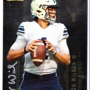 ZACH WILSON 2021 Wild Card Matte MBC Autograph Football Card #/75 - New York Jets