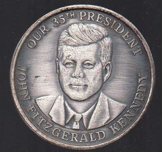 JOHN F KENNEDY C.1960's Ask Not Medal Token - Etsy