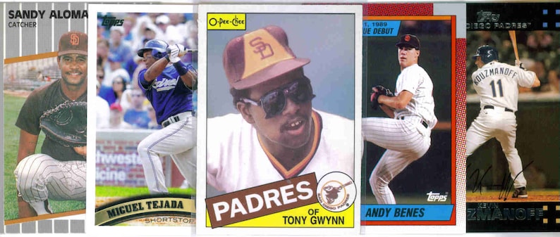 250 Assorted Cards SAN DIEGO PADRES Baseball Team Lot
