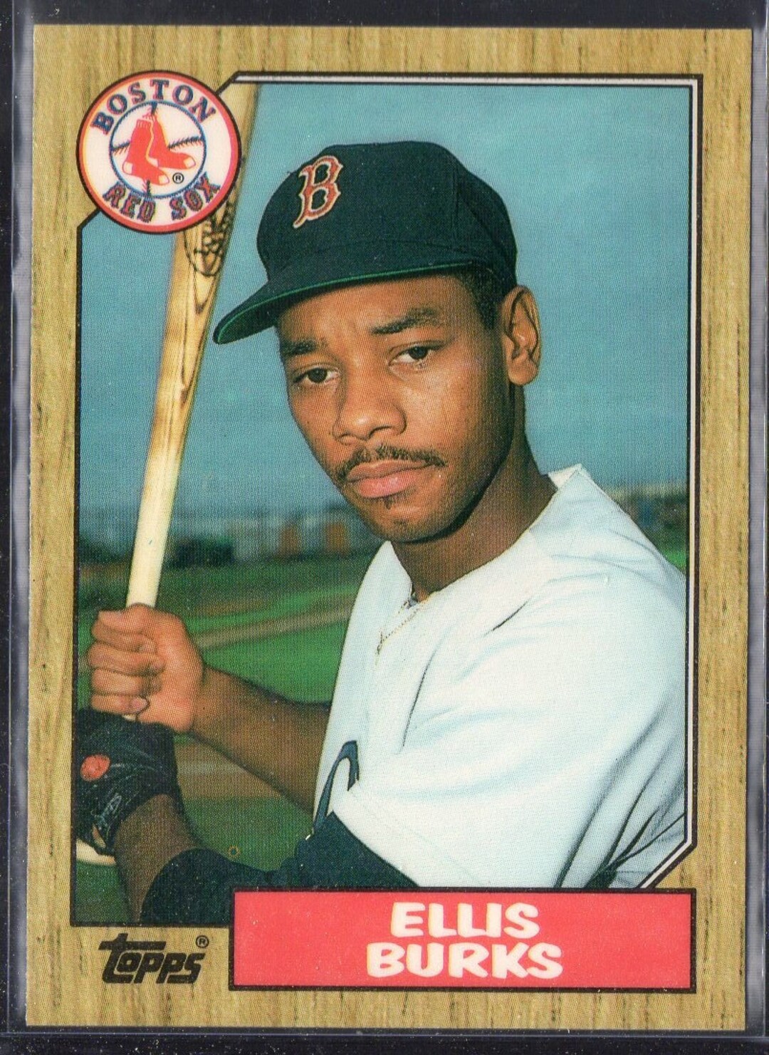 ELLIS BURKS XRC 1987 Topps Traded Tiffany #14 Baseball Card