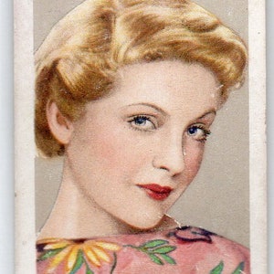 DOROTHY HYSON 1935 Gallaher Stars of Screen & Stage #31 Cigarette Card
