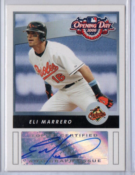 ELI MARRERO 2006 Topps Opening Day Autograph Baseball Card