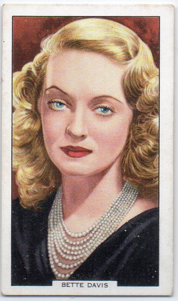 BETTE DAVIS 1939 Gallaher My Favourite Part #46 Cigarette Card