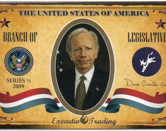 U Pick 2009 Executive Trading Cards Politicians Trading Cards Series 1/2 FREE... 