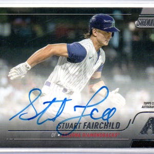 STUART FAIRCHILD 2022 Topps Stadium Club Autograph Prizm Parallel Baseball Card - Arizona Diamondbacks