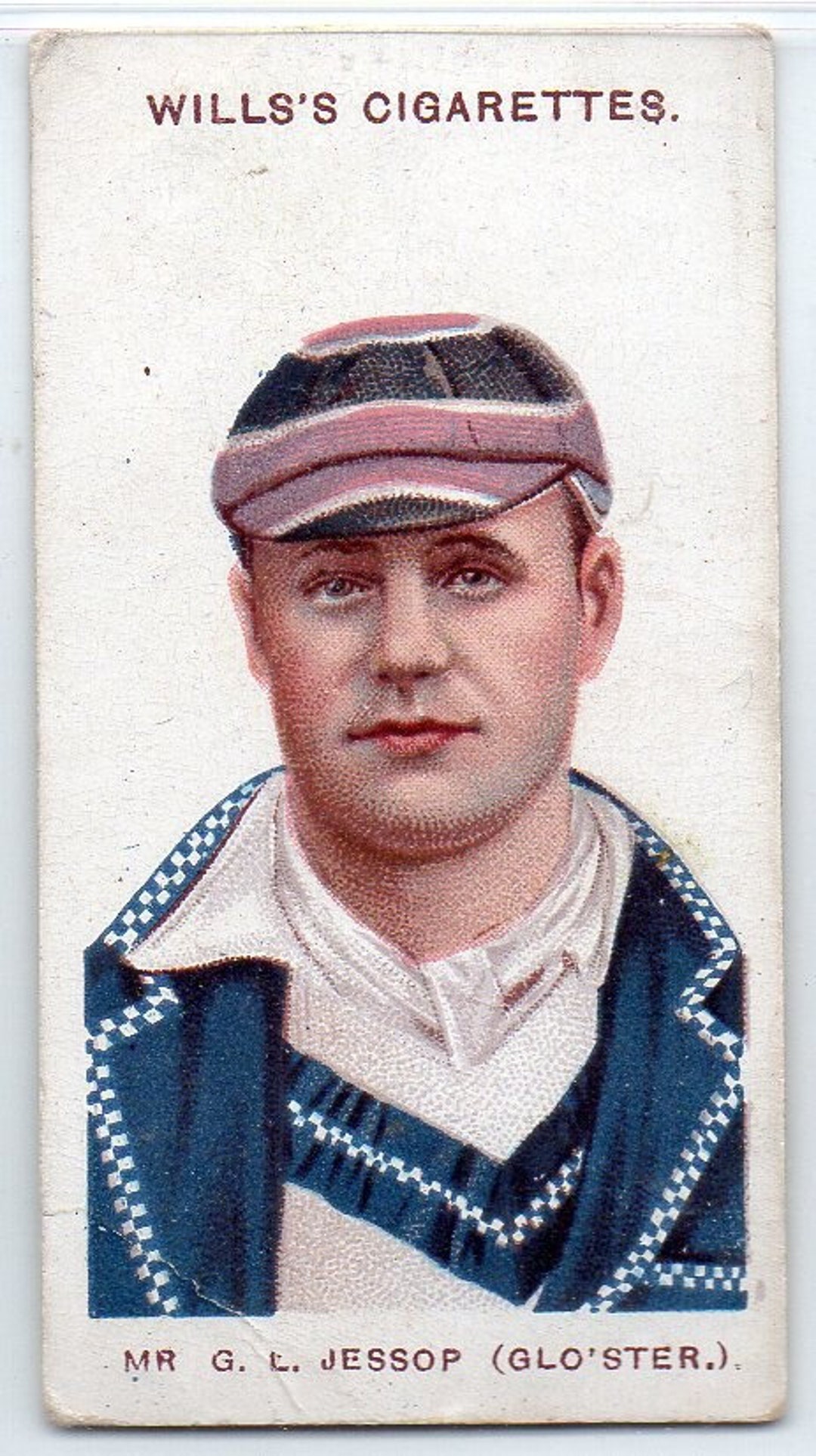 ギルバート ジェソップ 1908 ウィルズ クリケッターズ #20 シガレット