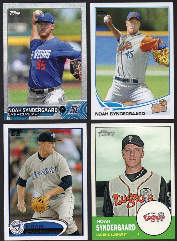 NOAH SYNDERGAARD Minor League Baseball Cards 4 Lot 