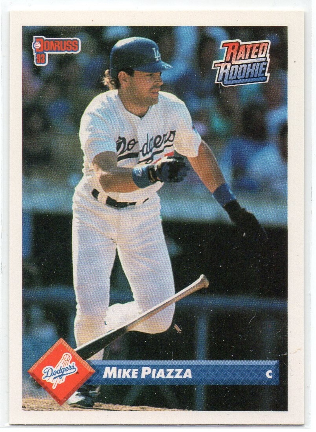 MIKE PIAZZA 1993 Donruss #209 Baseball Card - Los Angeles Dodgers