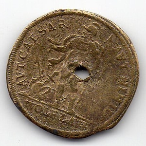 Caesar Concordia 1600&#39;s German Wolf Lauffer Nurenburg Jeton Token LOW GRADE - Great for Jewelry