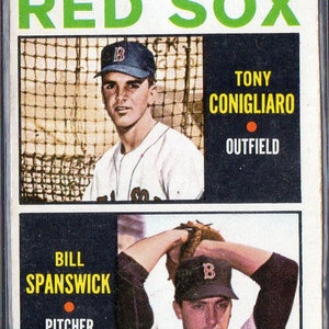 TONY CONIGLIARO/Spanswick RC 1964 Topps #287 Baseball Card - Boston Red Sox