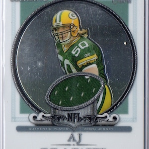 A.J. HAWK 2006 Bowman Sterling Jersey Voetbalkaart - Green Bay Packers