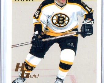 SERGEI SAMSONOV 1999 Pacific Paramount #23 Holo Gold Parallel Hockey Card #/199 - Boston Bruins