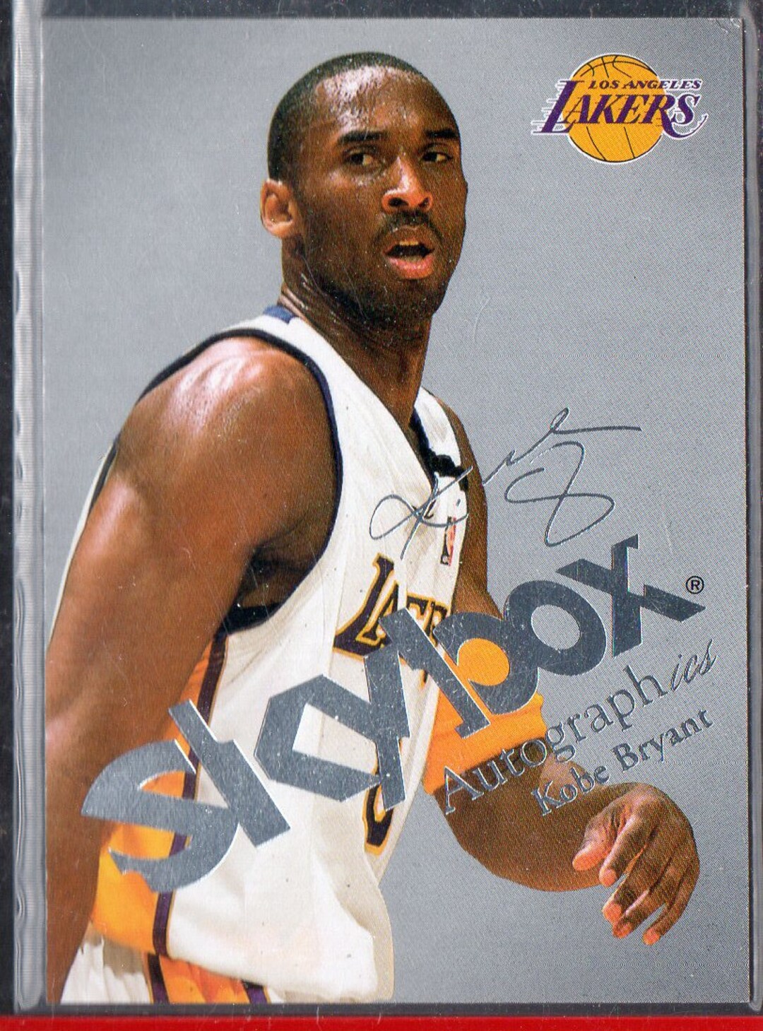 Autographed Los Angeles Lakers Kobe Bryant Throwback Light Blue