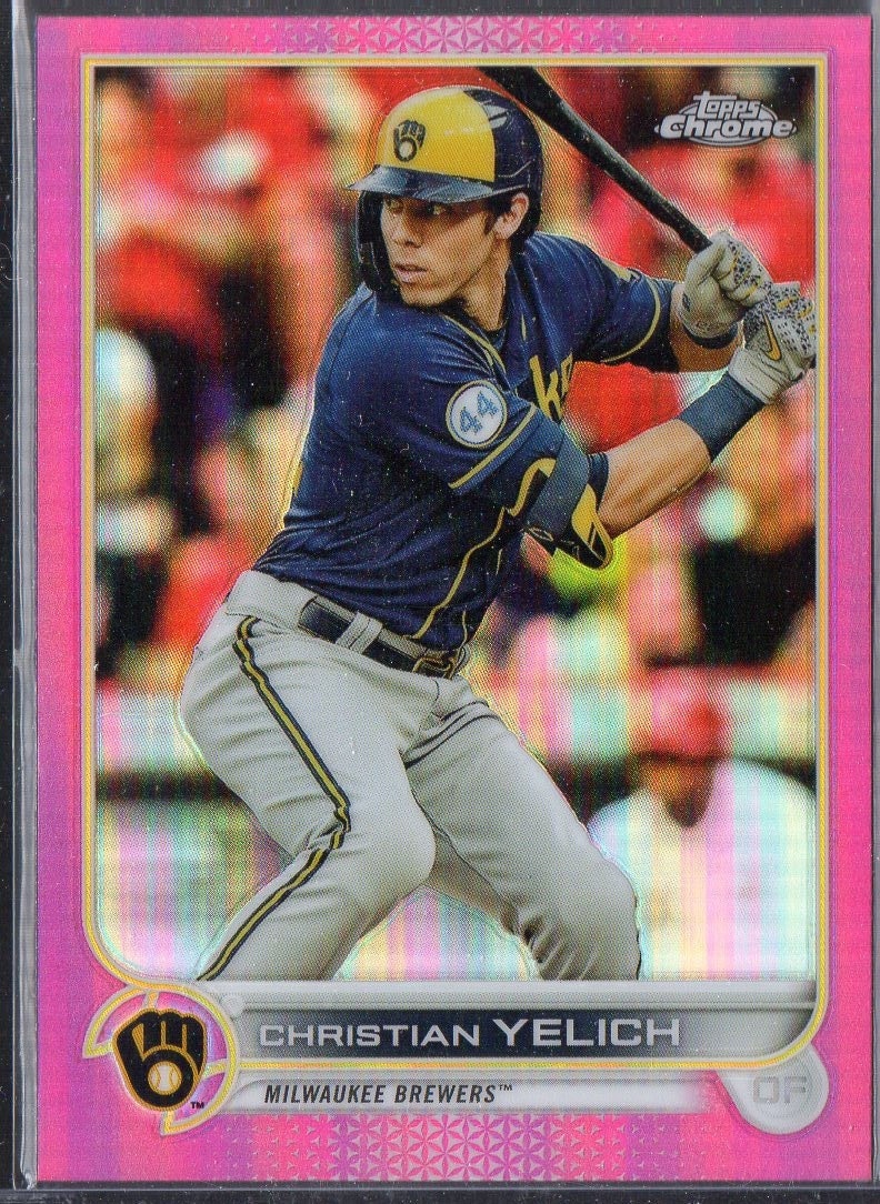 クリスチャン・イエリッチ 2022 Topps Chrome #210 ピンク