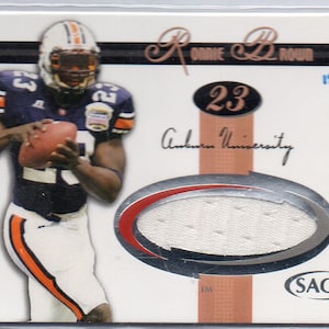 RONNIE BROWN 2005 Sage Jersey Voetbalkaart #/75 - Auburn Tigers