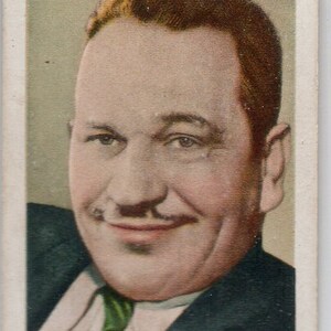 WALLACE BEERY 1934 Gallaher Campeones de Screen & Stage #18 Tarjeta de cigarrillos