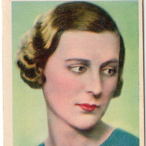 Hertogin van Kent PRINCESS MARINA 1935 Phillips Special Jubilee #9 Cigarette Card