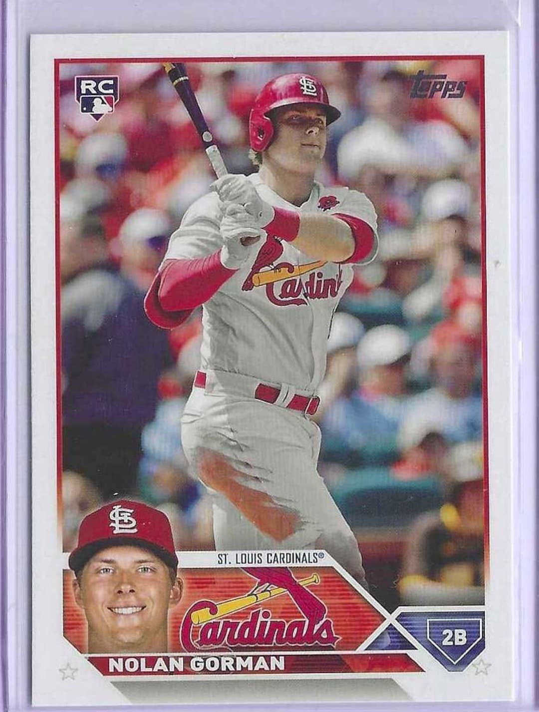 NOLAN GORMAN RC 2023 Topps #16 Baseball Card - St Louis Cardinals
