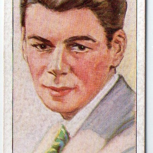 PAUL MUNI 1938 Speler Film Sterren 3e Serie # 32 Sigarettenkaart