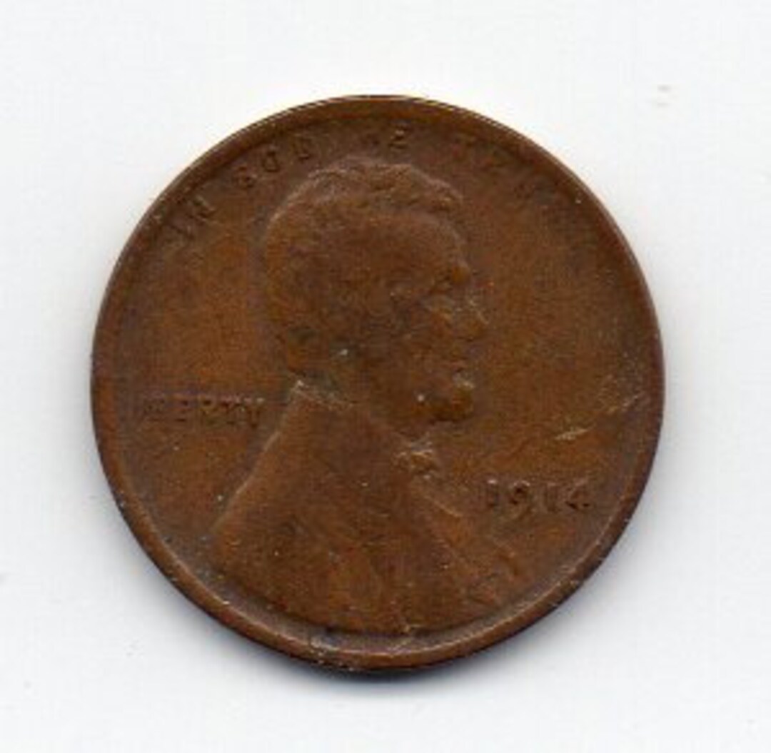 Vintage 1914 US Lincoln Wheat Cent (A) Coin - Etsy