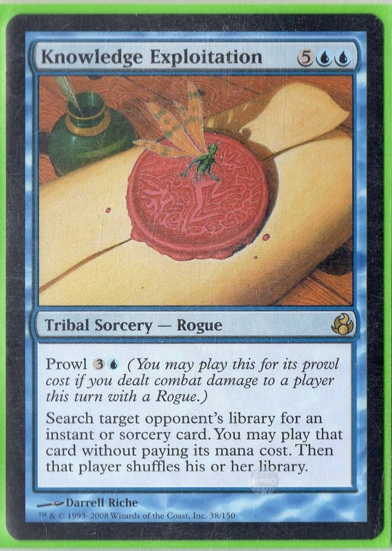 KNOWLEDGE EXPLOITATION 2008 MTG Morningtide #38 Gaming Card - Magic the Gathering - Etsy KNOWLEDGE EXPLOITATION 2008 MTG Morningtide #38 Gaming Card - Magic the Gathering - Etsy
