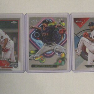 BRAYAN BELLO 2023 Topps Rookie Baseball Cards Lot (3) Boston Red Sox