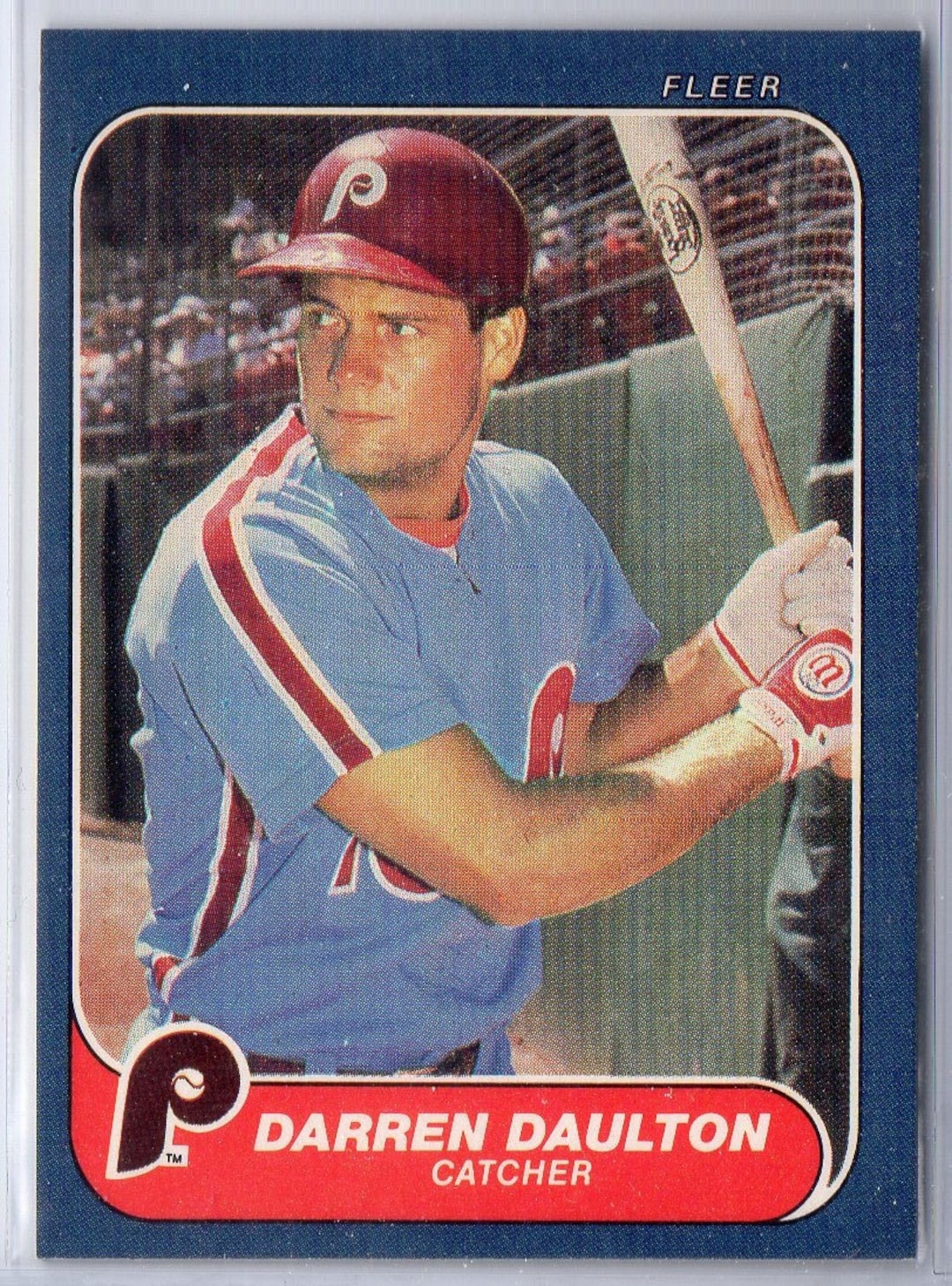 DARREN DAULTON RC 1986 Fleer 438 Baseball Card Philadelphia -  Denmark