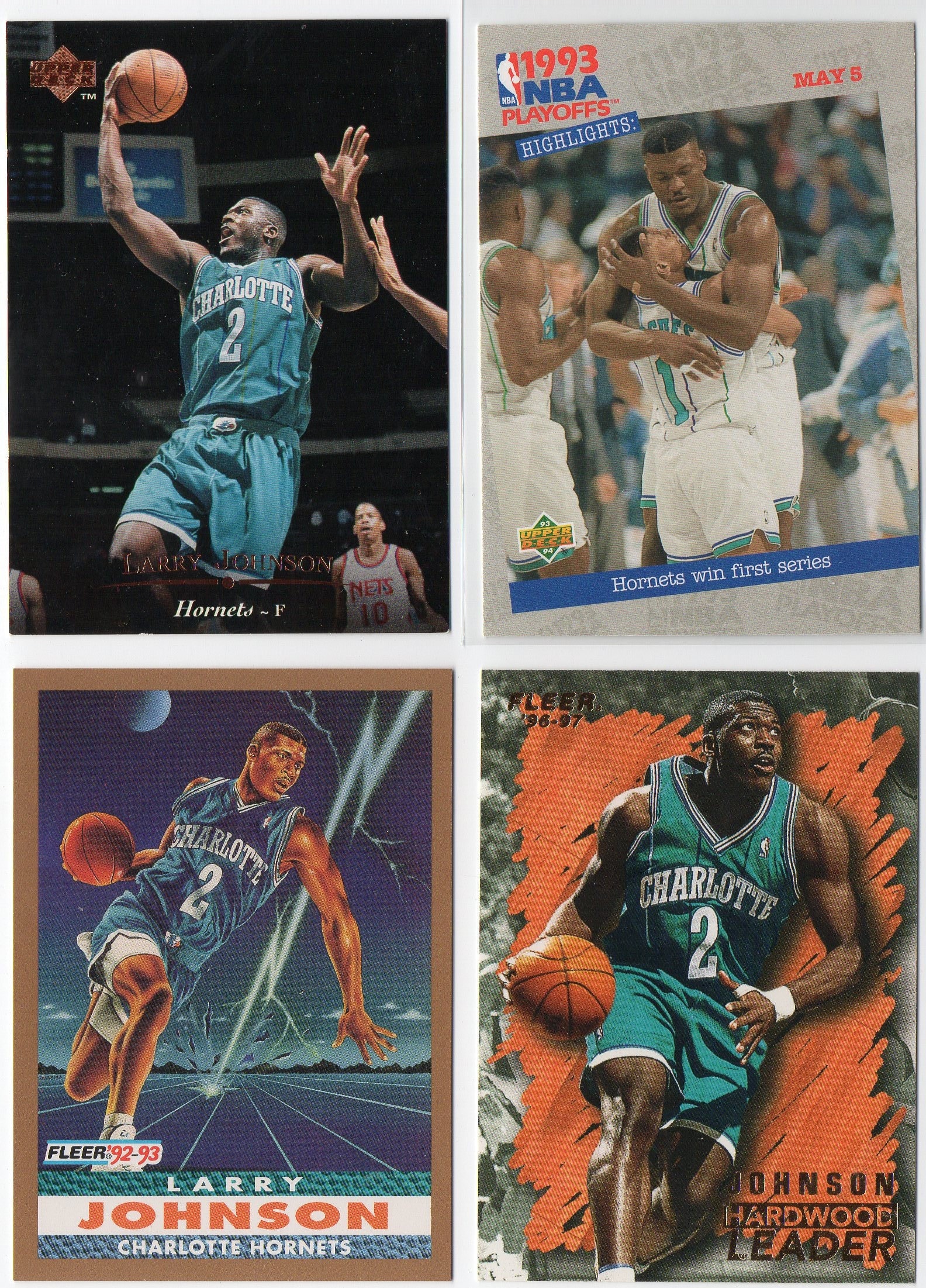ヴィンテージ☆バスケットボール NBA LARRY JOHNSON ピクチャー