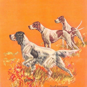 TRIAL WINNERS Vintage 1940&#39;s Litho Print Picture 8x10