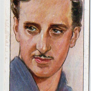 BASIL RATHBONE 1938 Speler Film Sterren 3e Serie # 40 Sigarettenkaart