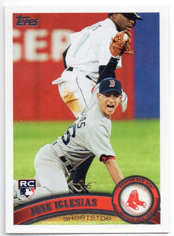 JOSE IGLESIAS RC 2011 Topps Update 9 Baseball Card Boston 