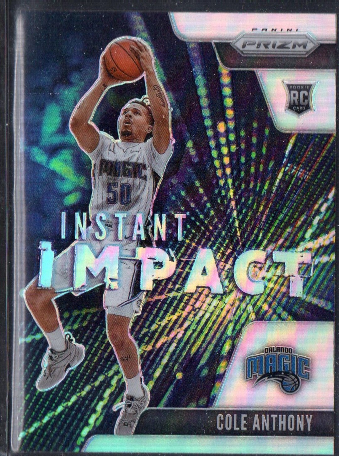 COLE ANTHONY 2020 Panini Prizm Instant Impact 12 Silver Prizm Parallel