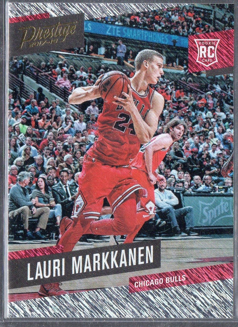 Lauri Markkanen Signed Jersey Psa/Dna Chicago Bulls Autographed