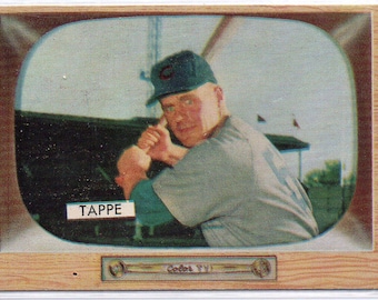 EL TAPPE 1955 Bowman #51 Baseball Card - Cincinnati Redlegs