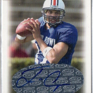 JASON CAMPBELL 2005 Sage Hit #17 Autograph Football Card - Auburn Tigers