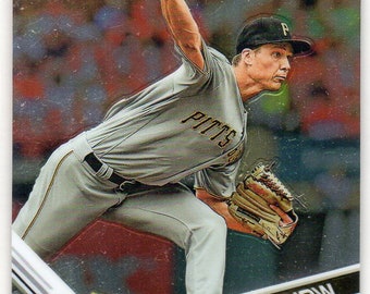 2017 Topps Chrome Baseball #189 Tyler Glasnow Rookie Card RC - Near Mint To Mint Condition