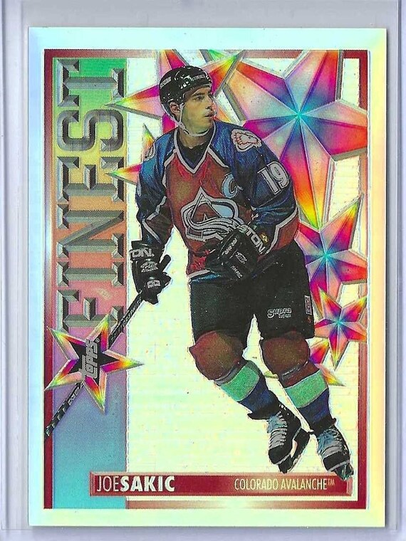 JOE SAKIC 1995 Topps Mystery Finest Refractor Parallel #6 Hockey