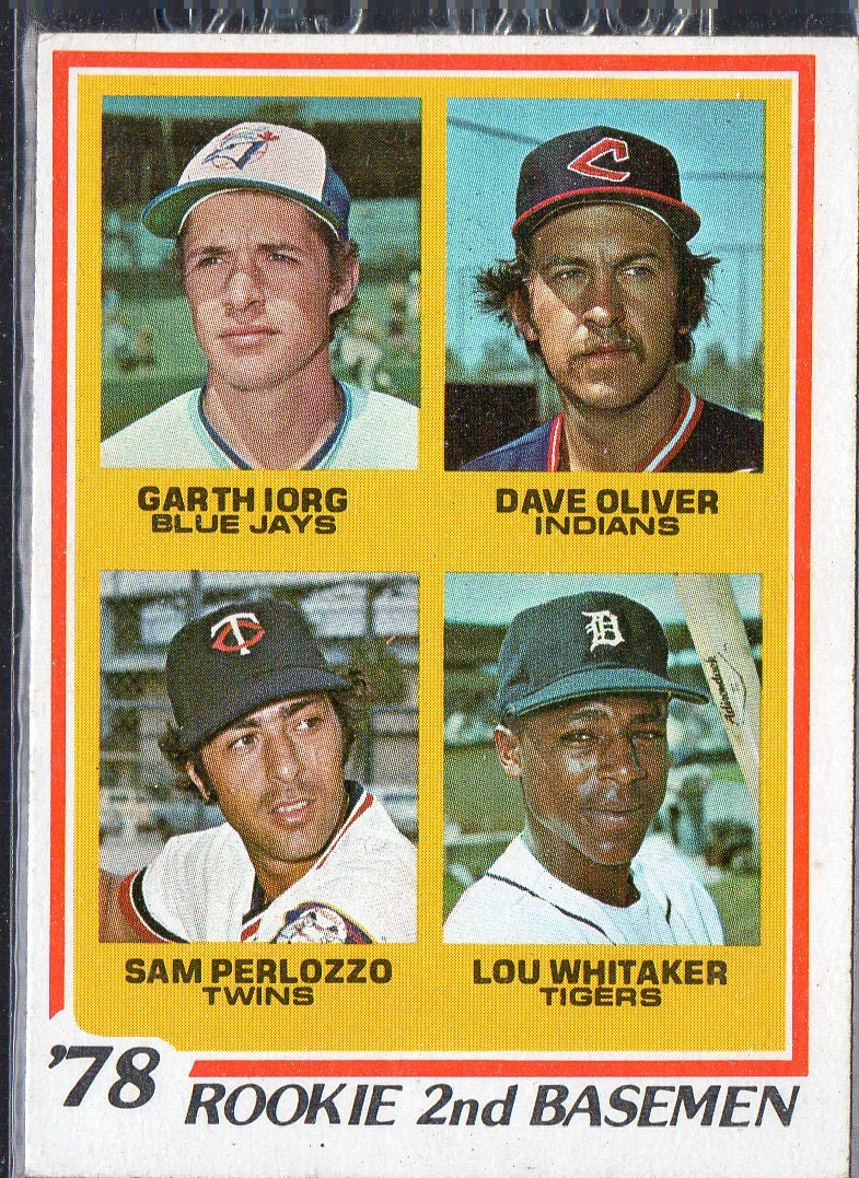 LOU Whitaker/garth Iorg/dave Oliver/sam Perlozzo RC 1978 Topps #704 ...
