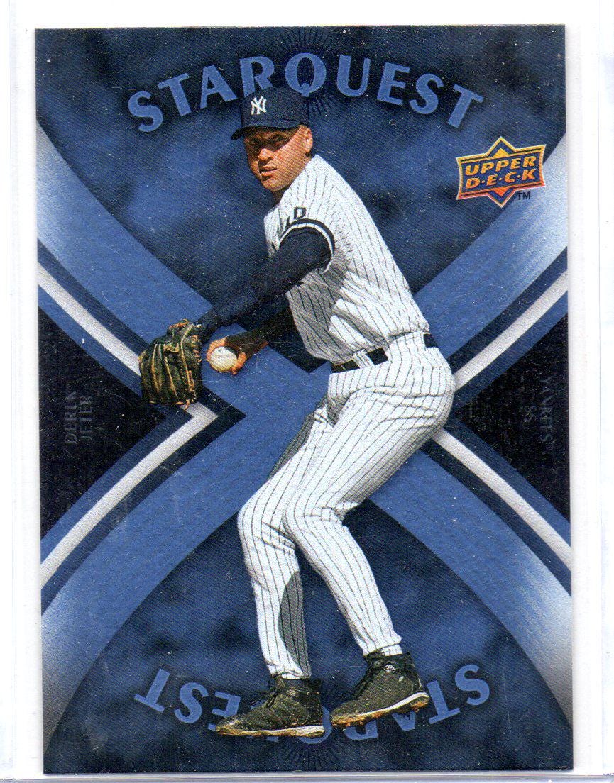 DEREK JETER 2008 Upper Deck Starquest #42 Blue Rare Baseball Card