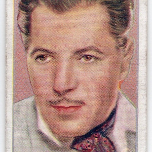 WARNER BAXTER 1936 Carreras Film Stars # 43 Sigarettenkaart