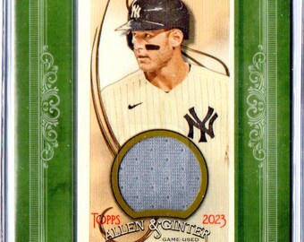 ANTHONY RIZZO 2023 Topps Allen & Ginter Mini Relics Jersey Baseball Card - New York Yankees