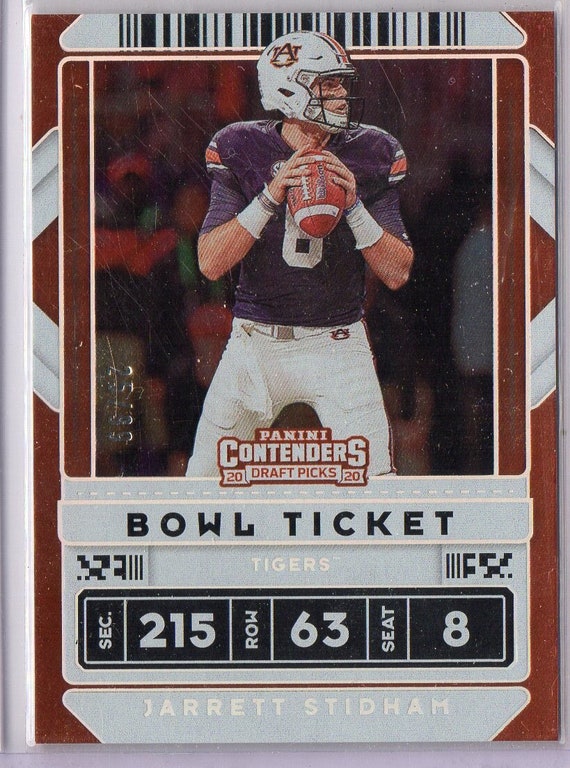 JARRETT STIDHAM 2020 Panini Contenders #48 Bowl Ticket Parallel