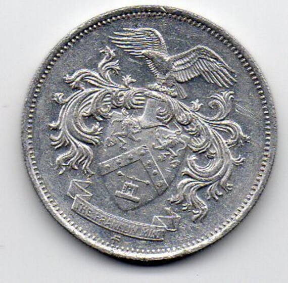 BEN FRANKLIN Vintage 1970 Franklin Mint Aluminum Token Coin - Etsy