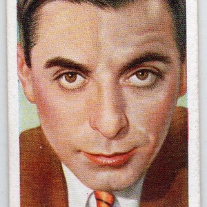 EDDIE CANTOR 1935 Ardath Film, Stage, & Radio Stars #7 Cartão de cigarro