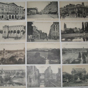 PARIS, FRANCE millésime Début des années 1900 Cartes postales Lot B (12)